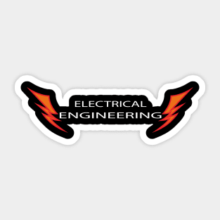 electrical engineering, electrician, funny engineer Sticker